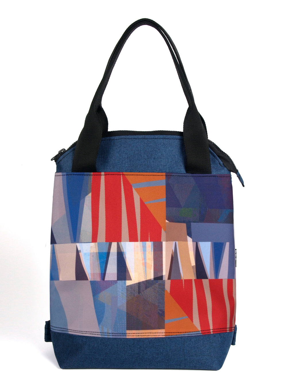 Bardo classic backpack textiles -  Gray shade - Premium Textiles from BARDO ART WORKS - Just lvabstract, black, floral, handemade, leaves, tablet, urban style, woman, work bag89! Shop now at BARDO ART WORKS