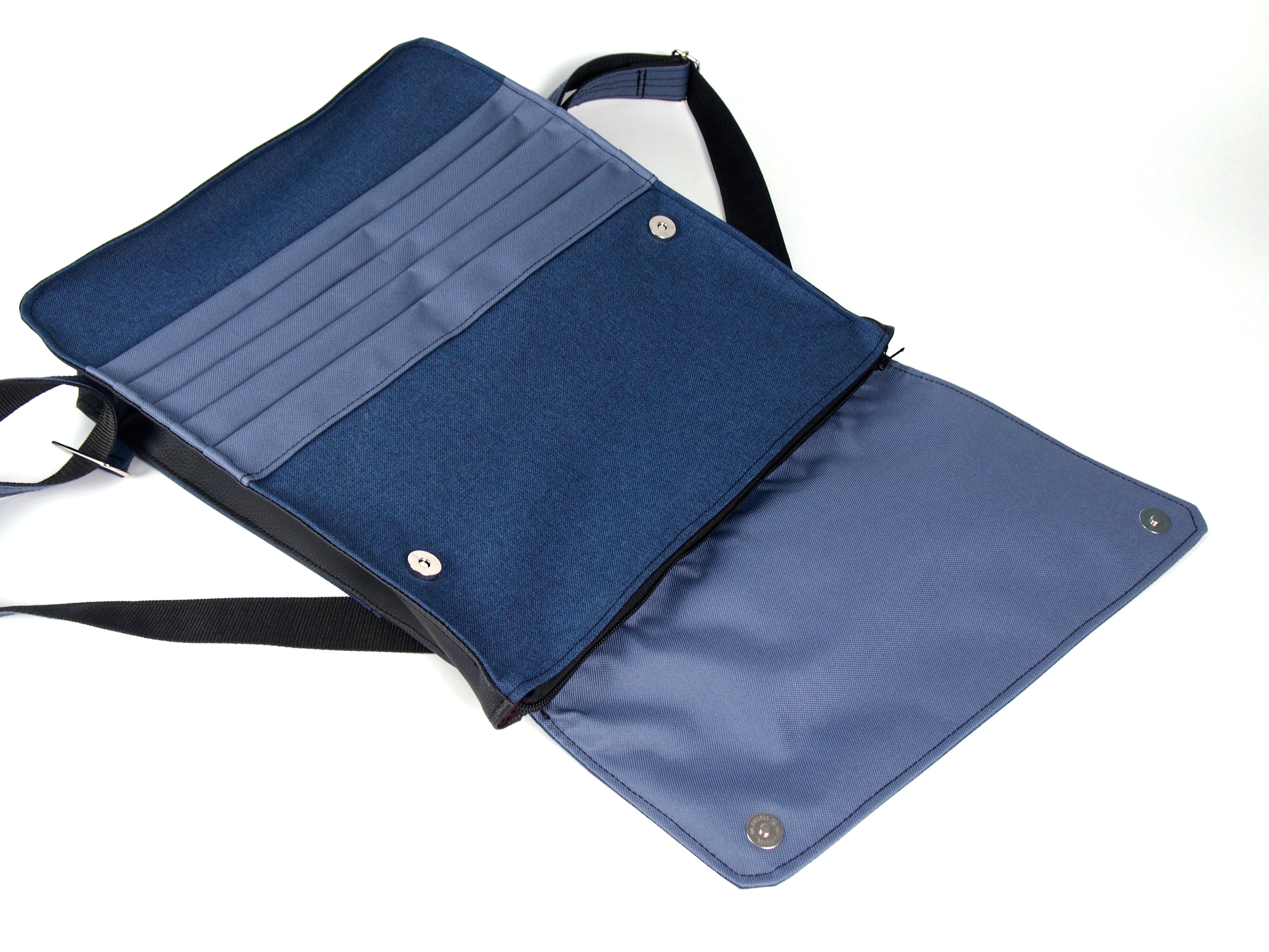 Bardo work backpack - blue - Premium Bardo work backpack from BARDO ART WORKS - Just lvblue, dark blue, handemade, laptop backpack, unisex, vegan leather, water proof, work160! Shop now at BARDO ART WORKS
