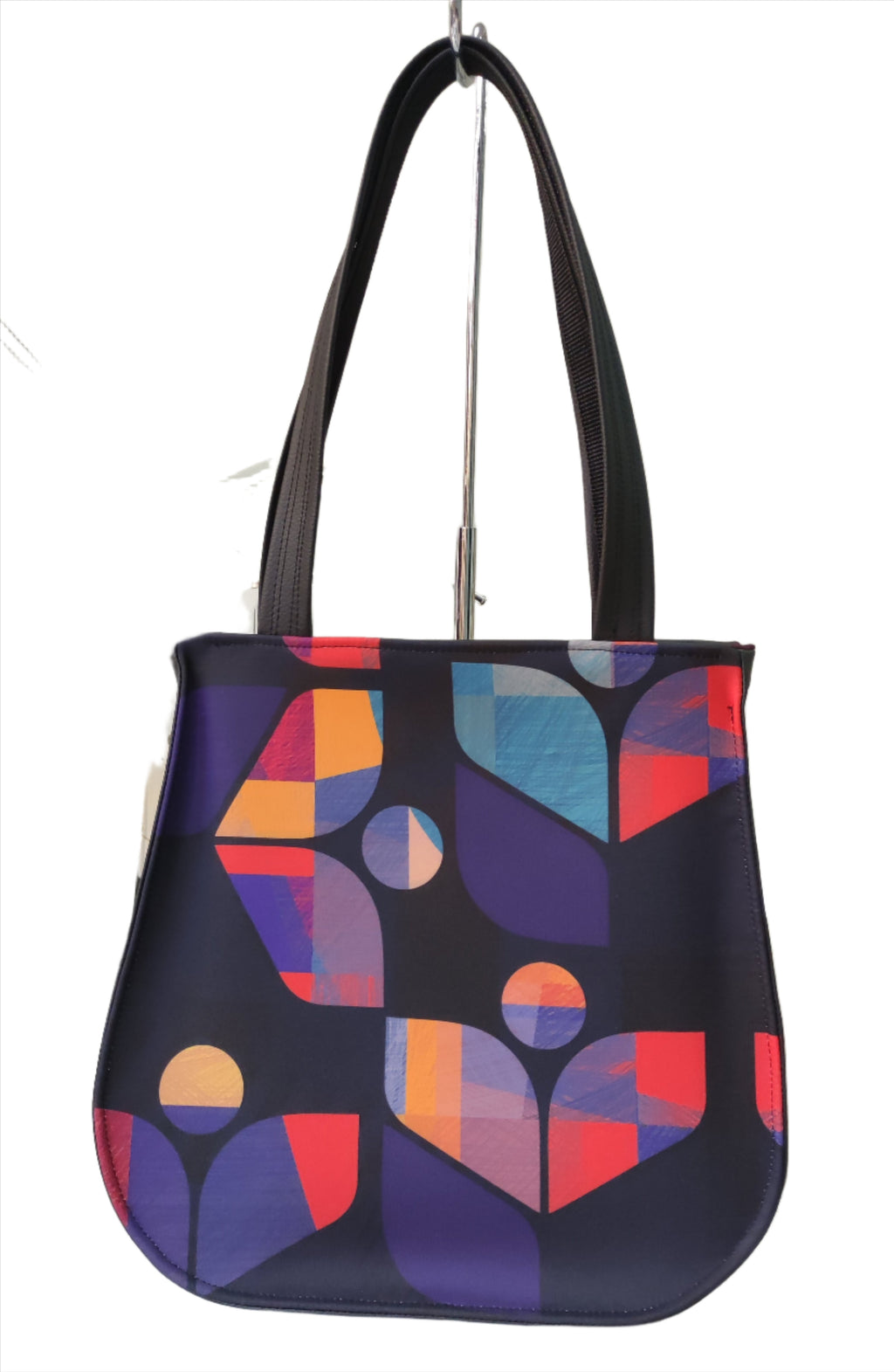 Bardo style bag - Deep violet - Premium style bag from BARDO ART WORKS - Just lvbeige, dark blue, flowers, forest flowers, green, leaves, pink, red, summer, yellow69! Shop now at BARDO ART WORKS