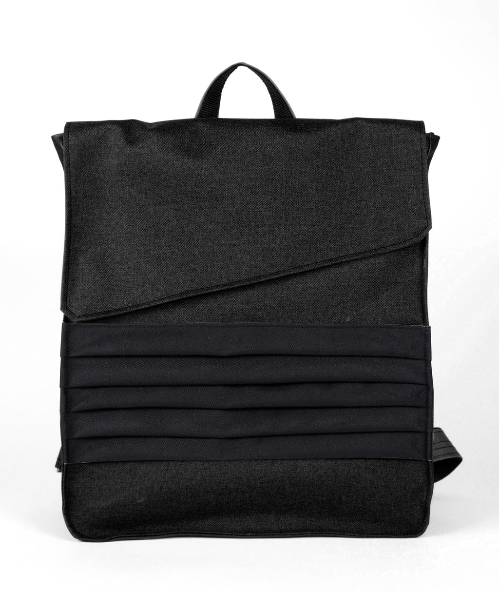 Bardo work backpack - black - Premium Bardo work backpack from BARDO ART WORKS - Just lvblue, dark blue, handemade, laptop backpack, unisex, vegan leather, water proof, work160! Shop now at BARDO ART WORKS