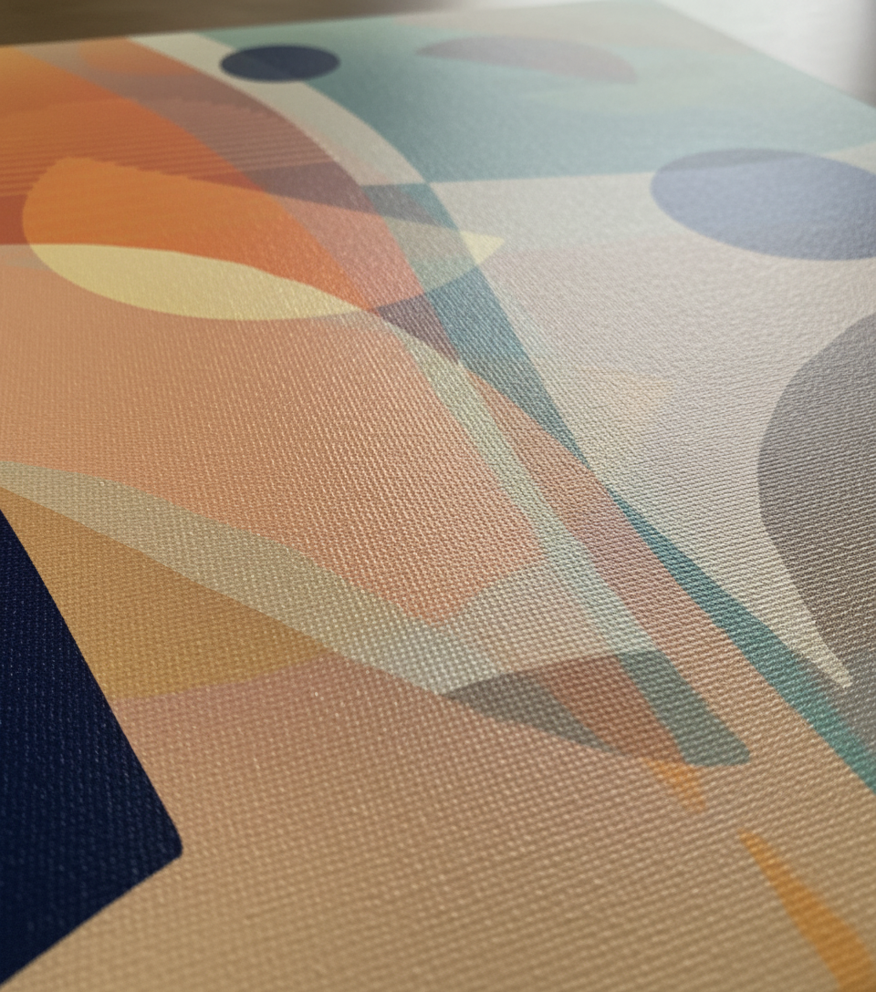 Bardo print върху канава с дървена подрамка  - Desert flowers 214.74 €