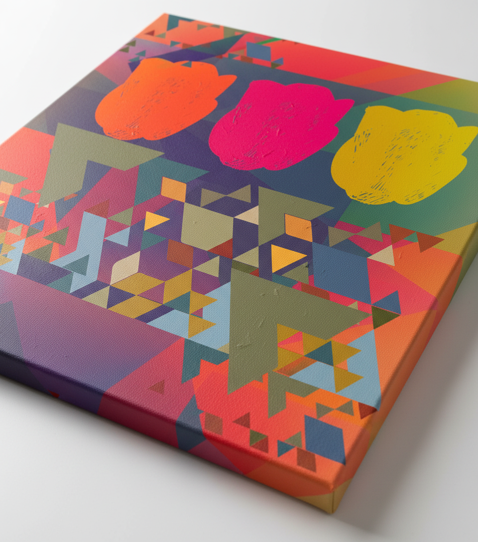 Bardo print върху канава с дървена подрамка  -Tulips 214.74 €