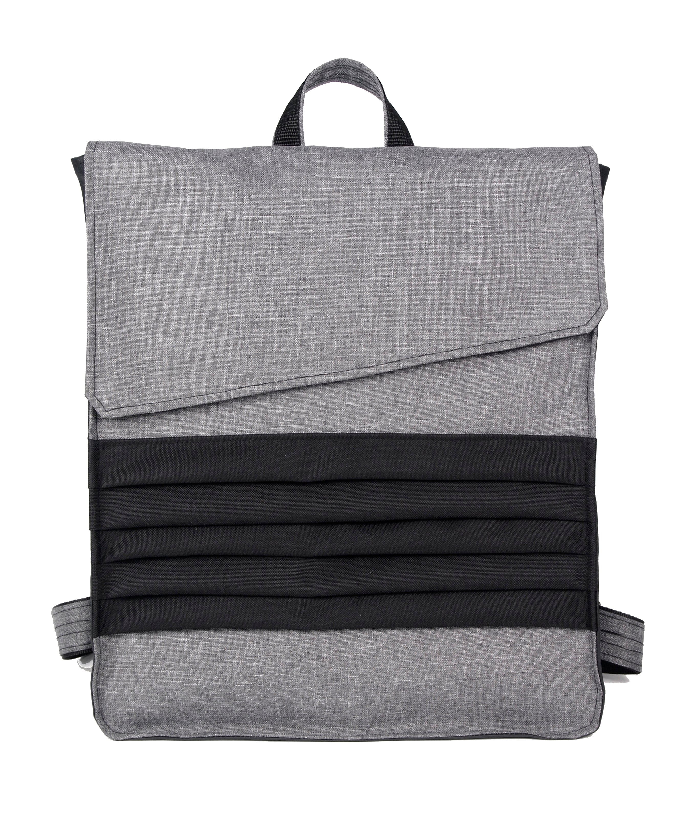 Bardo work backpack - grey - Premium Bardo work backpack from BARDO ART WORKS - Just lvblack, gray, handemade, laptop backpack, unisex, vegan leather, water proof, work160! Shop now at BARDO ART WORKS