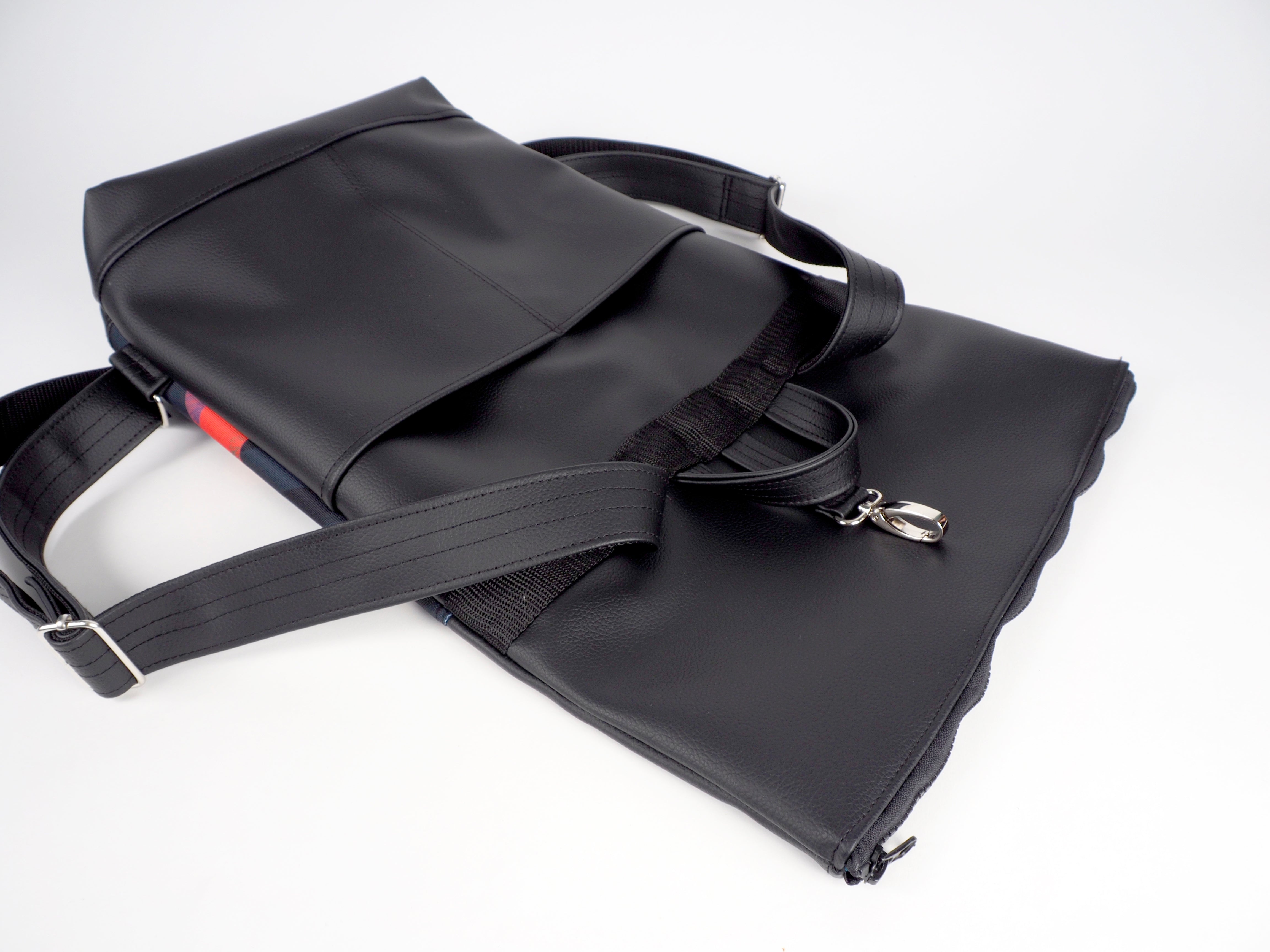 Bardo roll backpack LARGE- Deep violet - Premium Bardo backpack from BARDO ART WORKS - Just lvabstract, art, backpack, black, dragon, gift, handemade, roll, tablet, urban style, vegan leather135! Shop now at BARDO ART WORKS