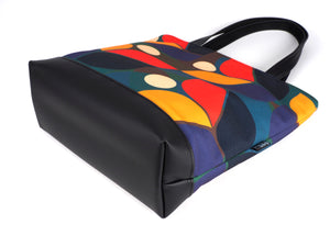 Bardo large tote bag - Тhe colors of the earth - Premium large tote bag from Bardo bag - Just lvabstract, art bag, black, floral, flower, geometric abstraction, gift, green, handemade, large, nature, pink, purple, red, tablet, tote bag, vegan leather, woman, work bag89! Shop now at BARDO ART WORKS