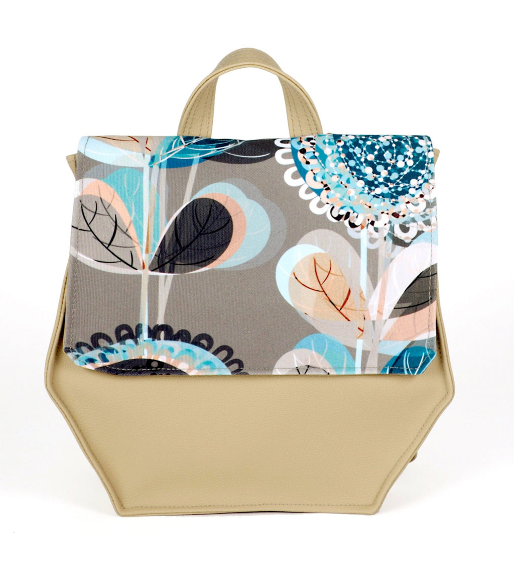 Bardo backpack honey cell - Blue flowers  33.23 €