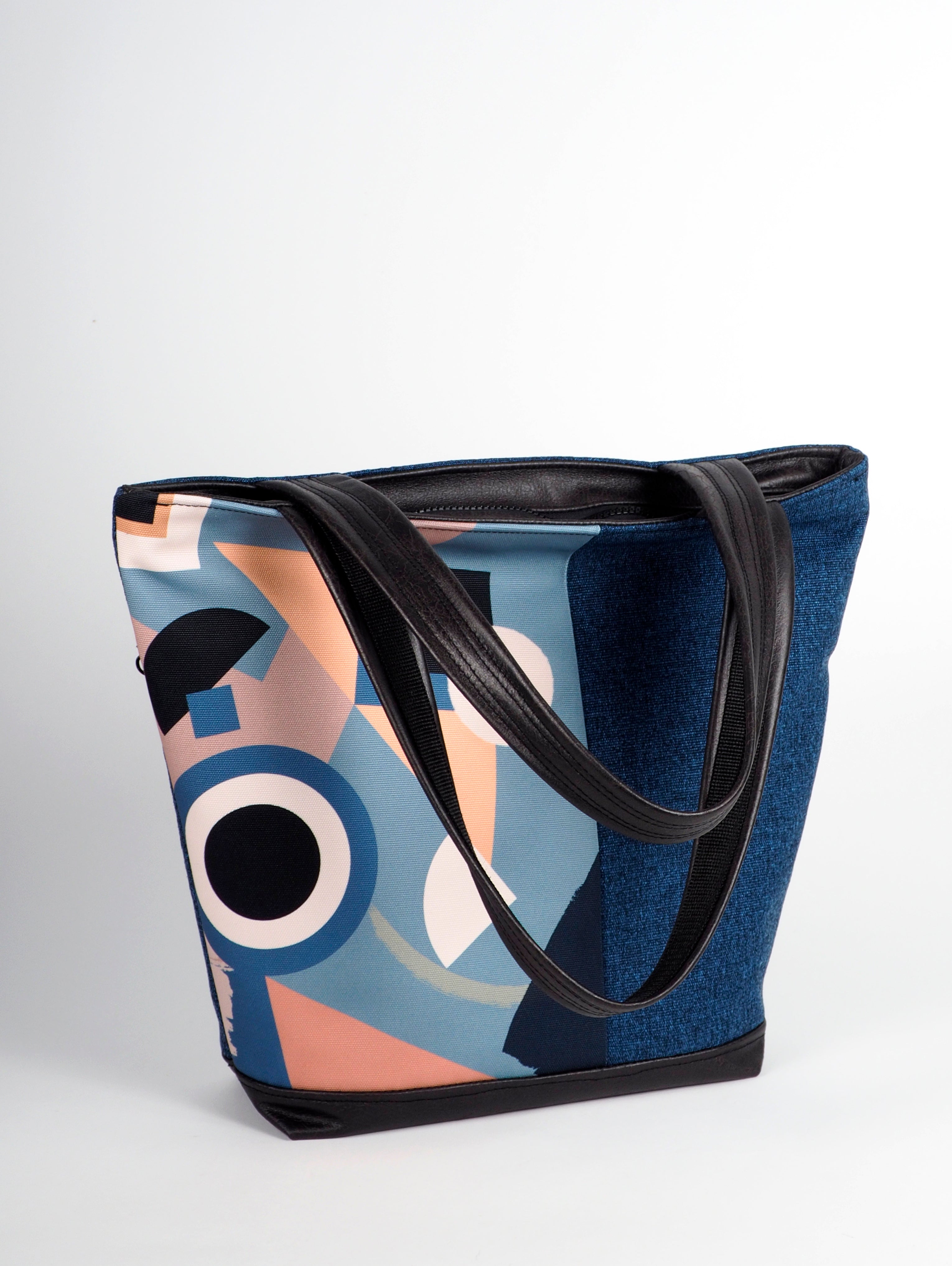 Bardo Casablanca textile bag - Blue geometric 48.57 €