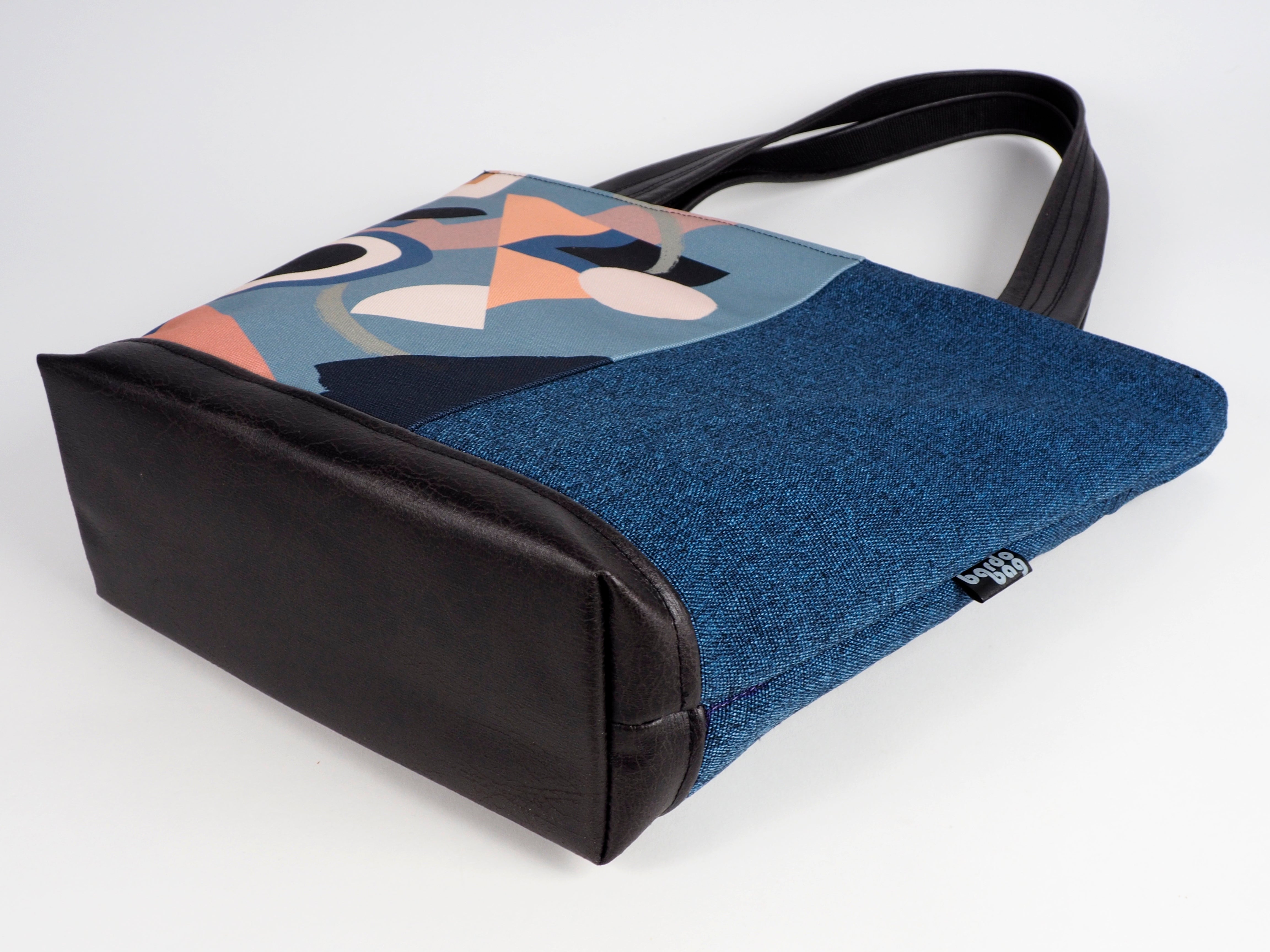 Bardo Casablanca textile bag - Blue geometric 48.57 €