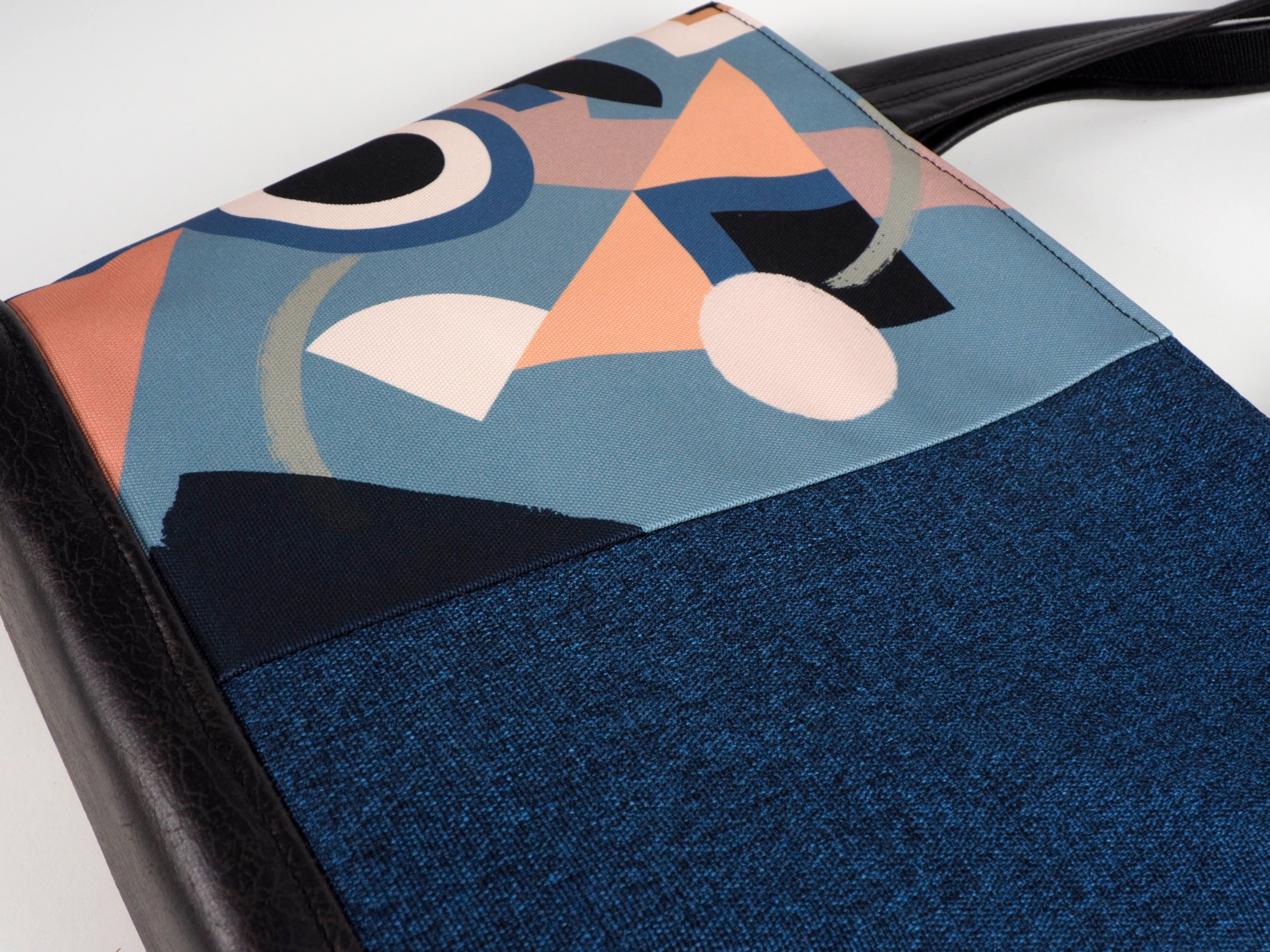 Bardo Casablanca textile bag - Blue geometric 48.57 €