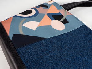 Bardo Casablanca textile bag - Blue geometric 48.57 €
