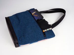 Bardo Casablanca textile bag - Blue geometric 48.57 €