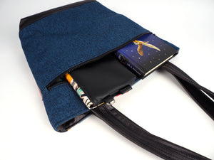 Bardo Casablanca textile bag - Blue geometric 48.57 €