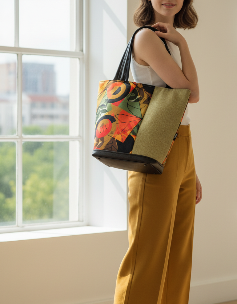 Bardo Casablanca textile bag - Geometric flowers 48.57 € - 12% отстъпка = 42.77 €