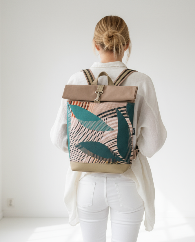 Bardo roll backpack - Olive tree / 45.50 €