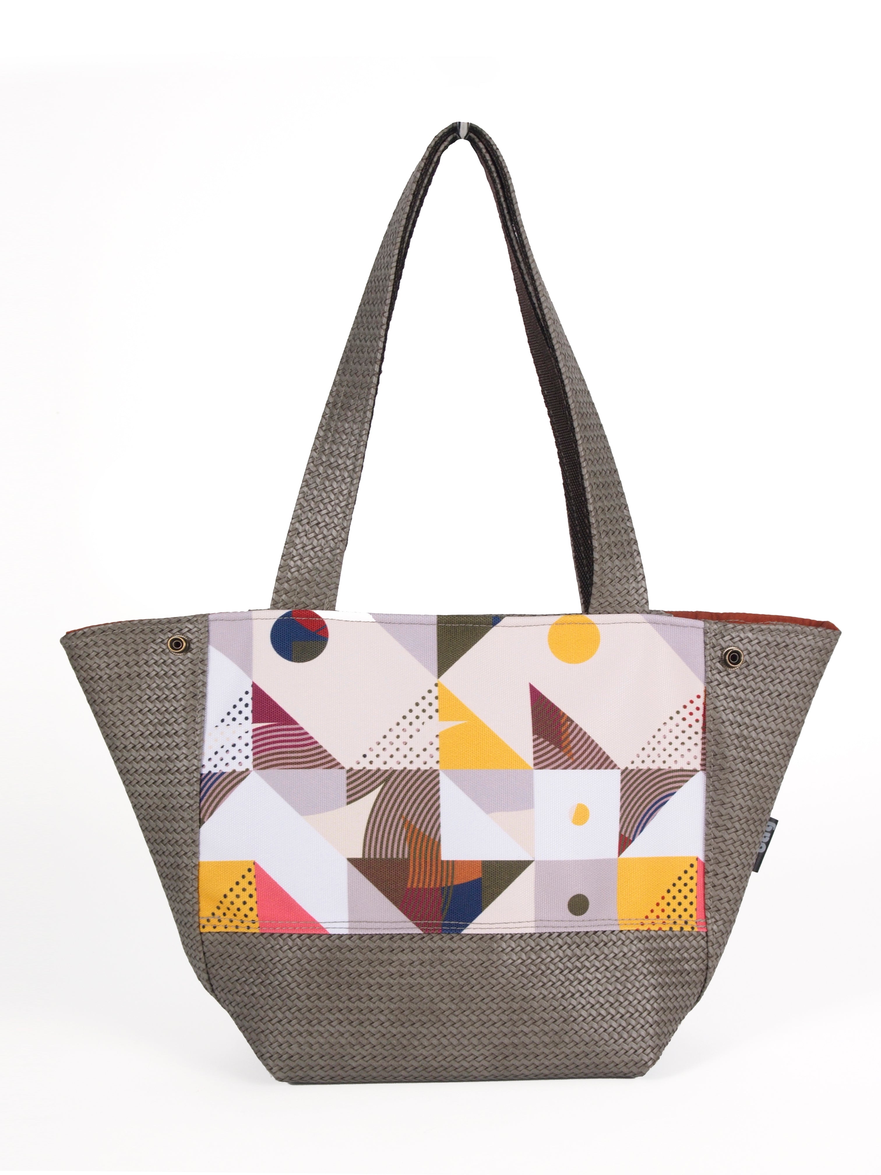 Bardo - Casablanca silver small bag - Premium large tote bag from BARDO ART WORKS - Just lvabstract, gift, handemade, vegan leather, woman75! Shop now at BARDO ART WORKS