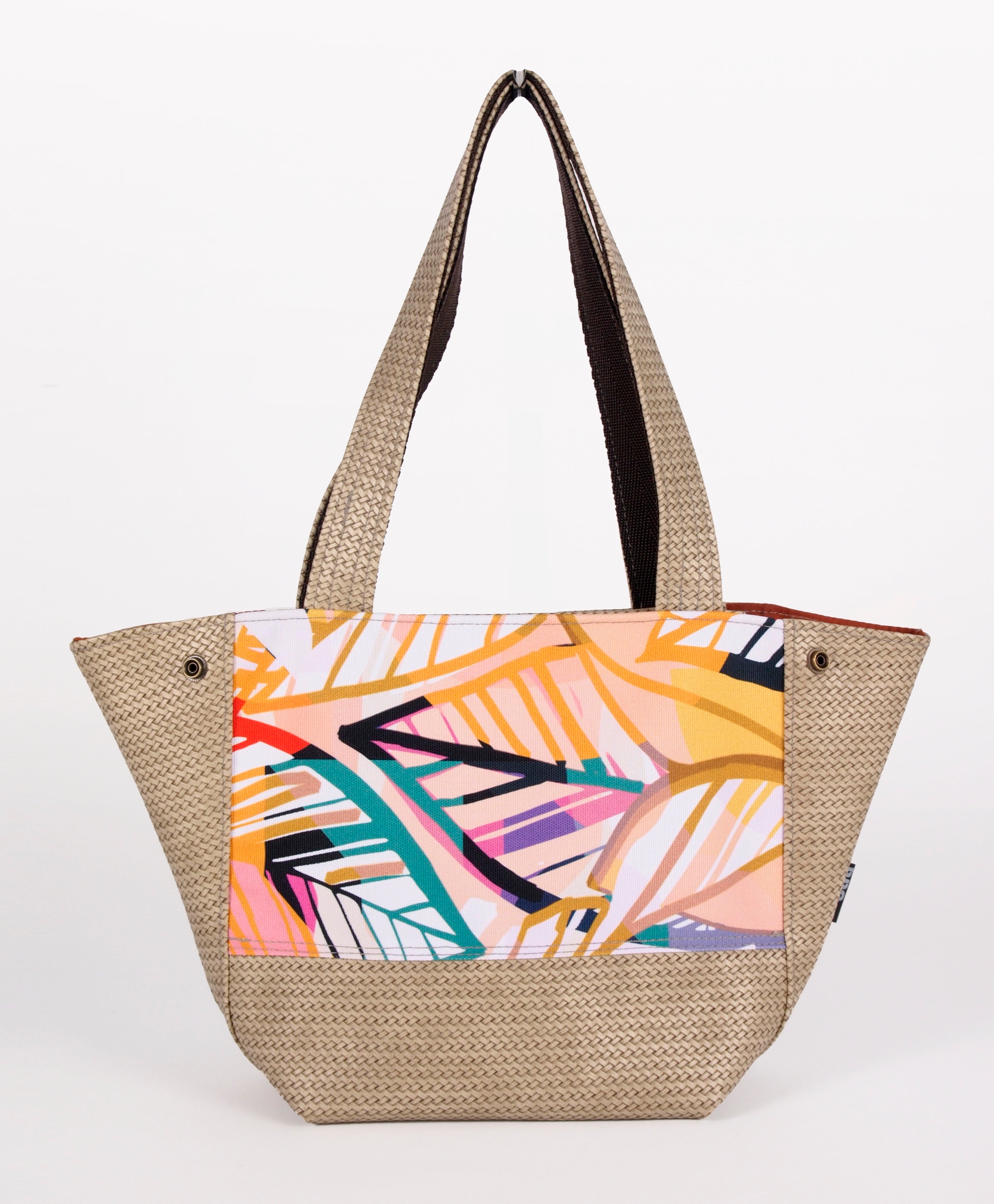 Bardo - Casablanca beige small bag - Premium large tote bag from BARDO ART WORKS - Just lvabstract, gift, handemade, vegan leather, woman60! Shop now at BARDO ART WORKS