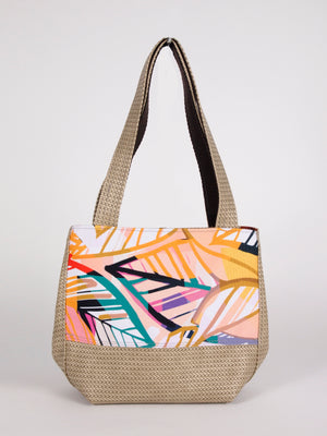 Bardo - Casablanca beige small bag - Premium large tote bag from BARDO ART WORKS - Just lvabstract, gift, handemade, vegan leather, woman75! Shop now at BARDO ART WORKS