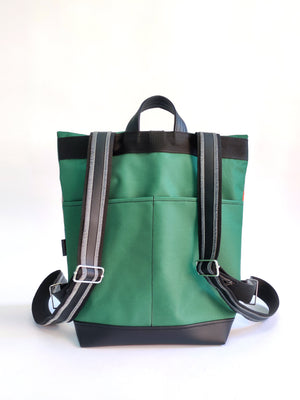 Bardo roll backpack - Geometric - Premium Bardo backpack from BARDO ART WORKS - Just lvabstract, art, backpack, black, dance, dark blue, gift, handemade, jazz, orange, purple, red, tablet, urban style, vegan leather, woman85! Shop now at BARDO ART WORKS