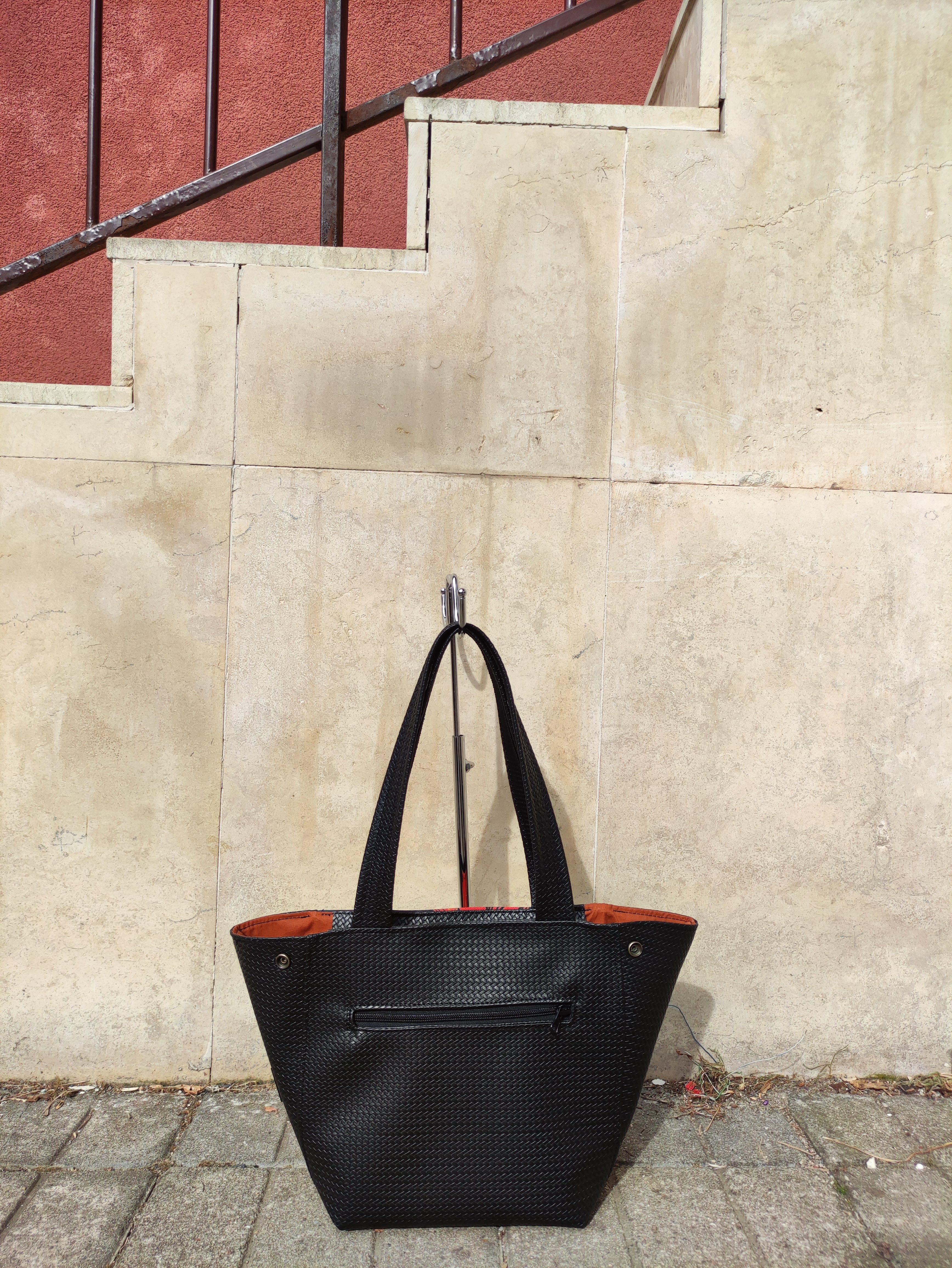 Bardo - Casablanca black small bag - Premium large tote bag from BARDO ART WORKS - Just lv75! Shop now at BARDO ART WORKS