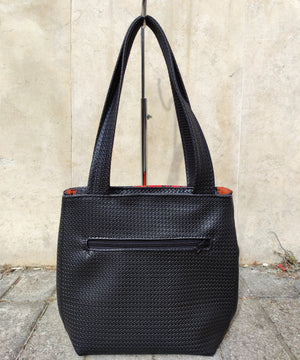 Bardo - Casablanca black small bag - Premium large tote bag from BARDO ART WORKS - Just lv75! Shop now at BARDO ART WORKS