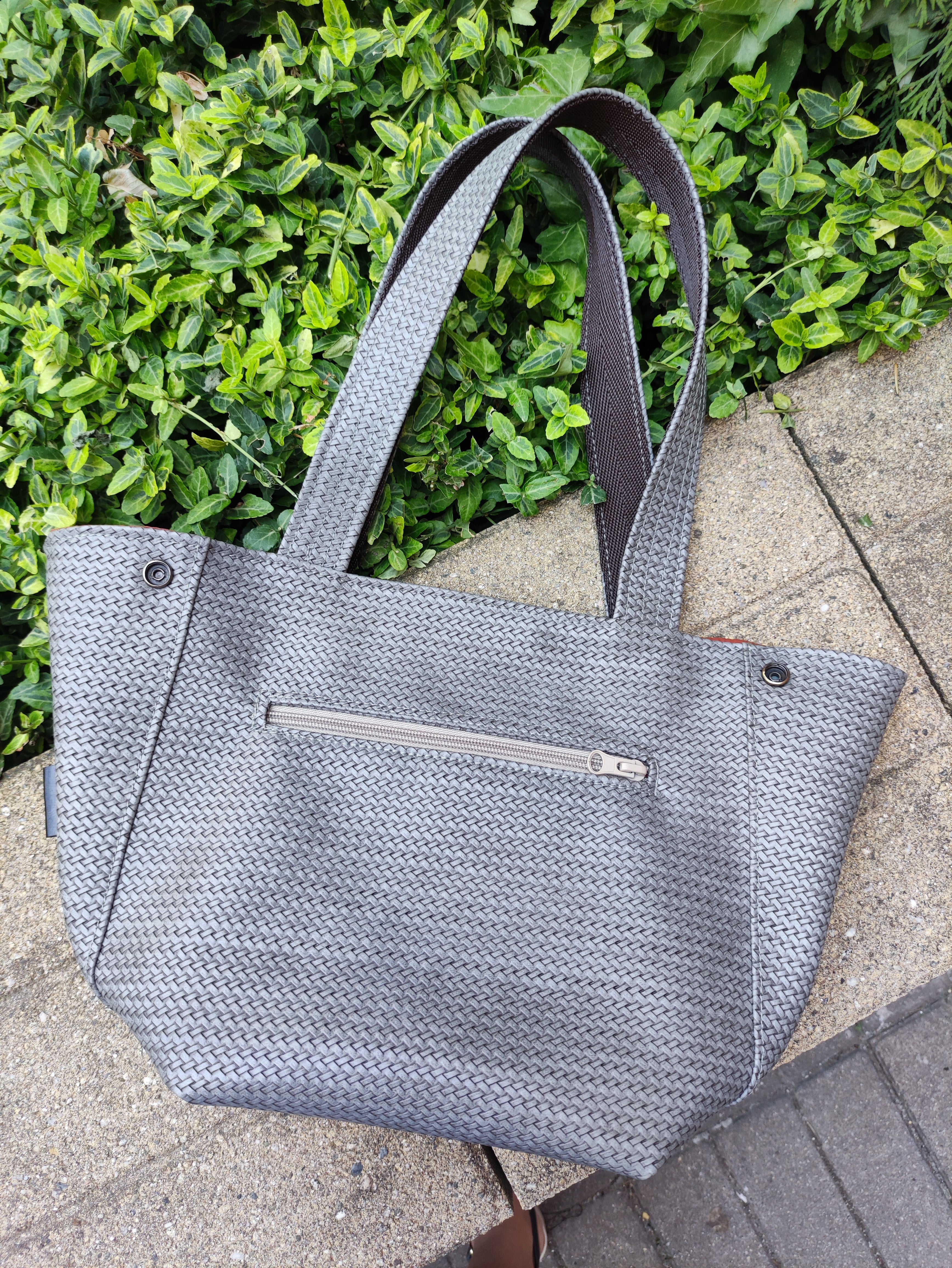 Bardo - Casablanca silver small bag - Premium large tote bag from BARDO ART WORKS - Just lvabstract, gift, handemade, vegan leather, woman75! Shop now at BARDO ART WORKS