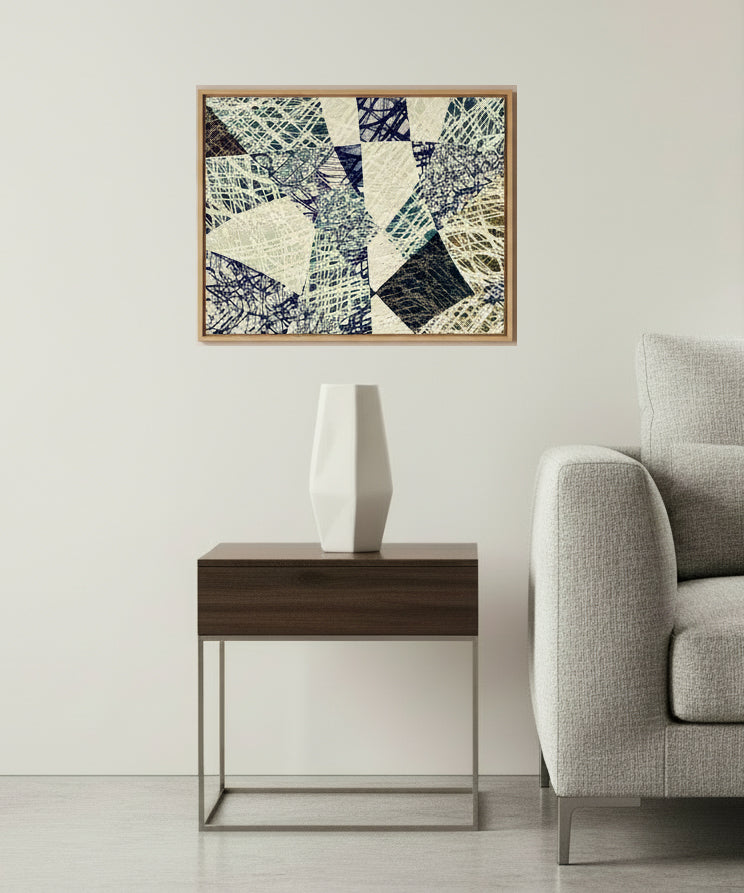 Bardo print върху канава с дървена подрамка - Natural -  163.61 €