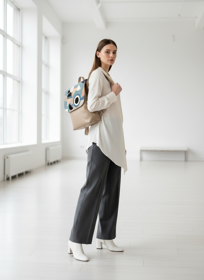 Bardo backpack large - Blue abstraction / 45.50 €