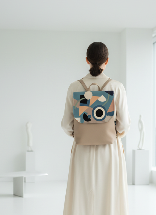 Bardo backpack large - Blue abstraction / 45.50 €