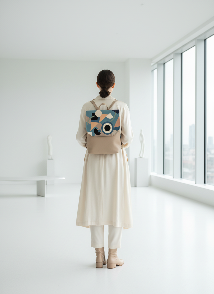 Bardo backpack large - Blue abstraction / 45.50 €