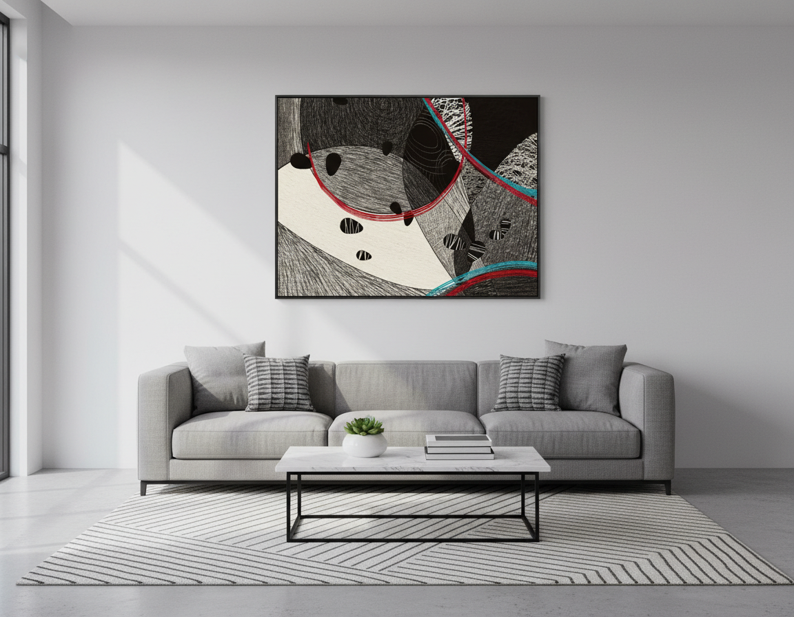 Bardo print върху канава с дървена подрамка  - Dance 214.74 €