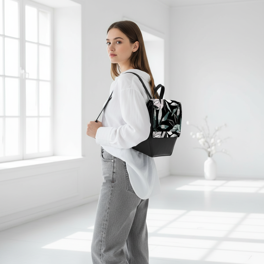 Bardo backpack honey cell - Frozen leaves  33.23 €