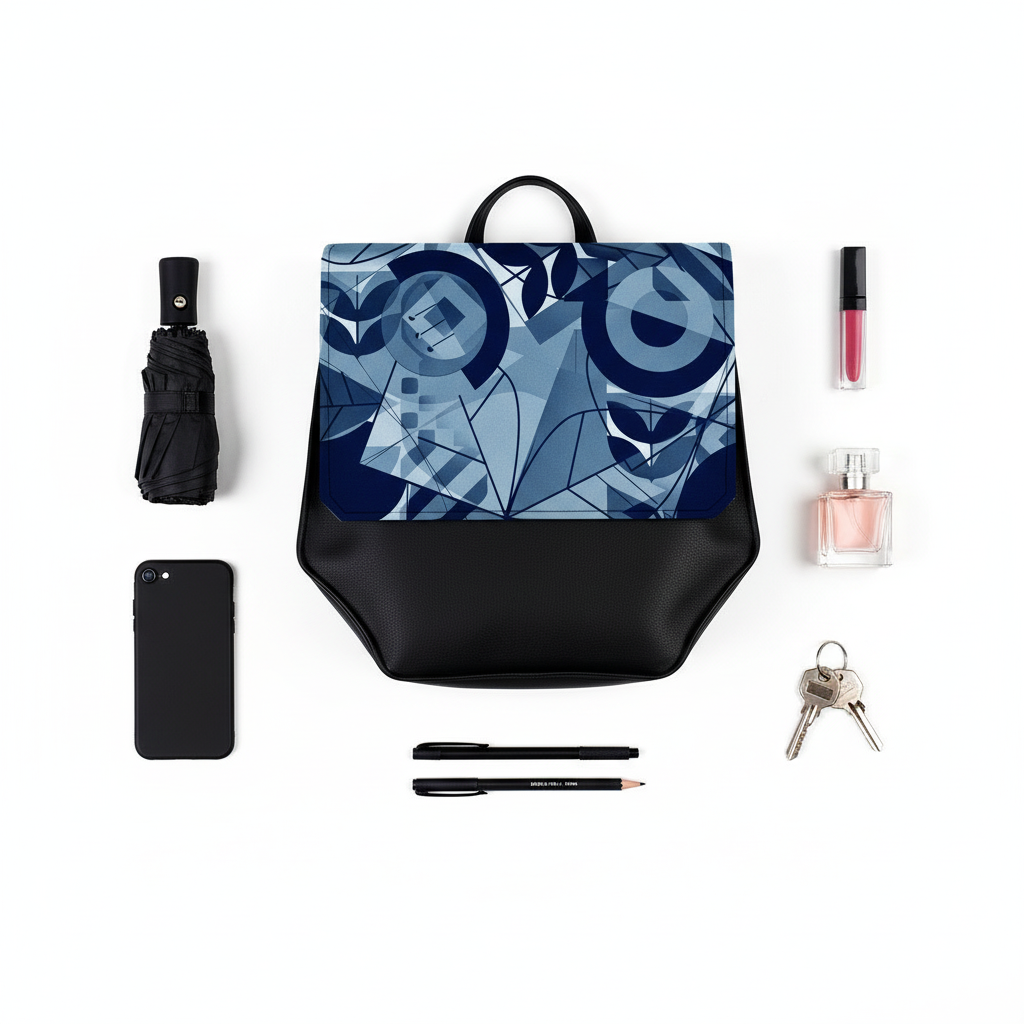 Bardo backpack honey cell - Geometric flowers  33.23 €