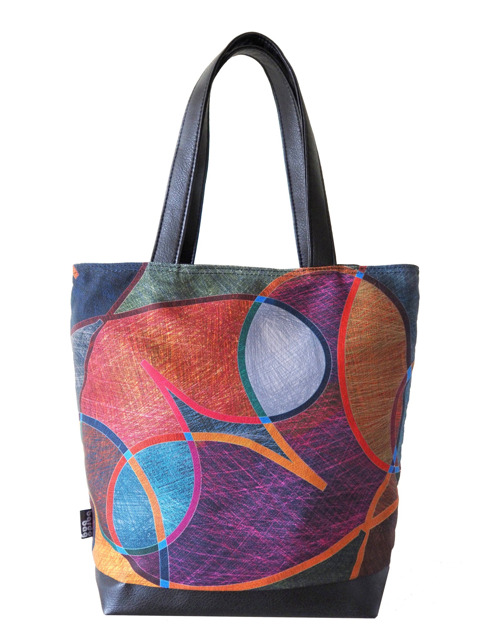 Bardo large tote bag - Butterfly - Premium large tote bag from Bardo bag - Just lvabstract, black, Butterfly, clover, dark blue, floral, flower, gift, handemade, large, orange, red, tablet, tote bag, vegan leather, woman, work bag, yellow89.00! Shop now at BARDO ART WORKS