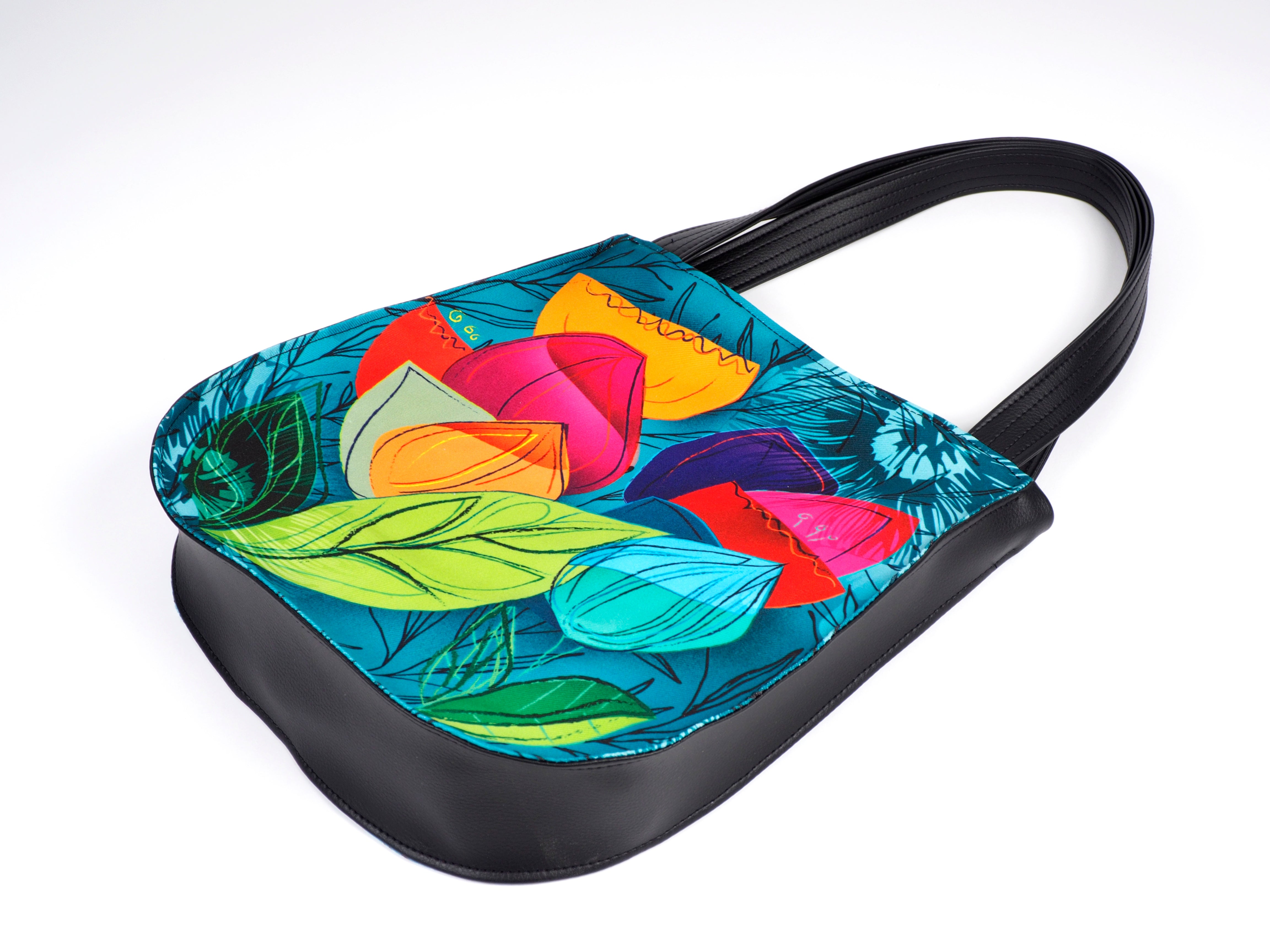 Bardo style bag - Forest flowers - Premium style bag from BARDO ART WORKS - Just lvbeige, dark blue, flowers, forest flowers, green, leaves, pink, red, summer, yellow69.00! Shop now at BARDO ART WORKS