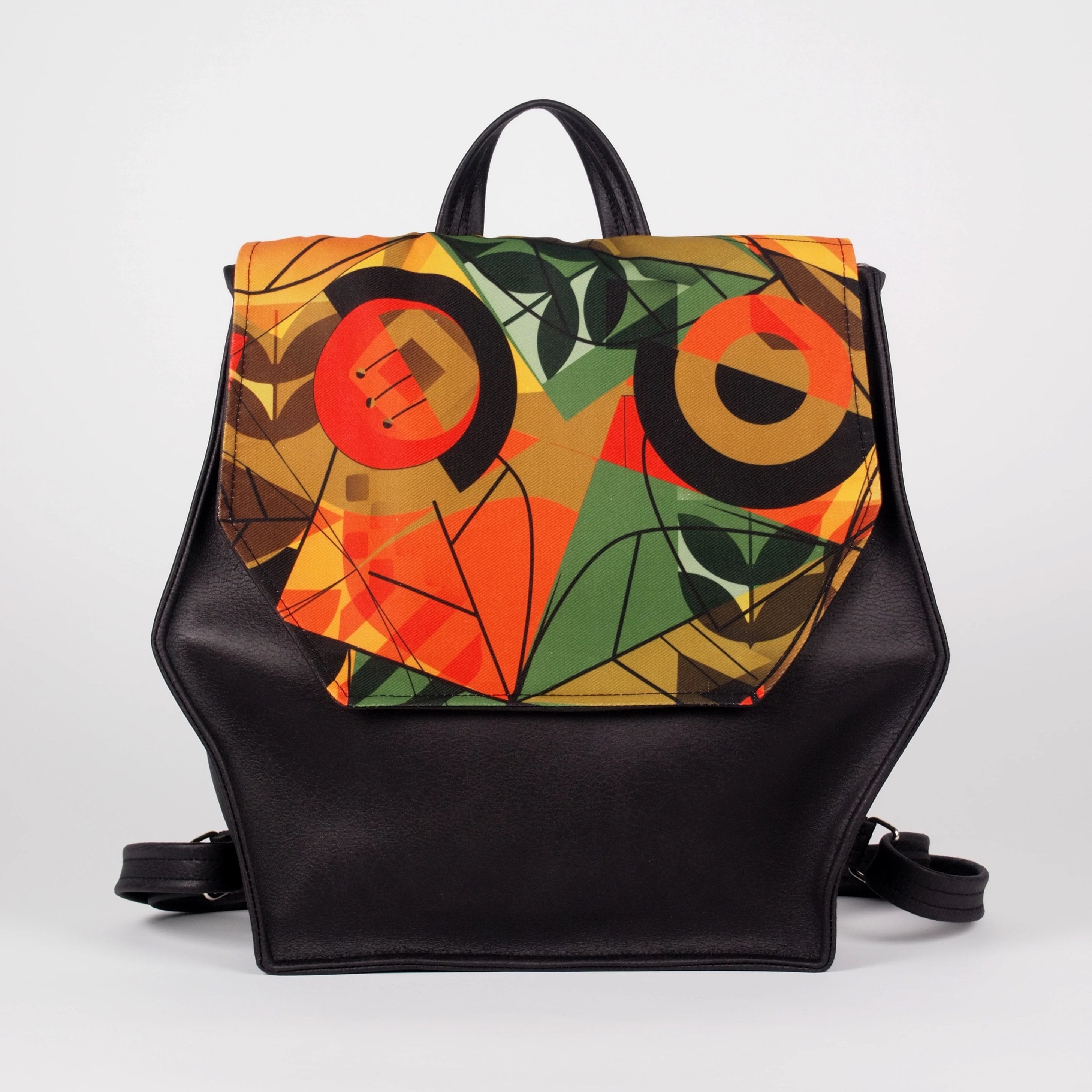 Bardo backpack torero - Geometric flowers - Premium  from BARDO ART WORKS - Just lv82.00! Shop now at BARDO ART WORKS