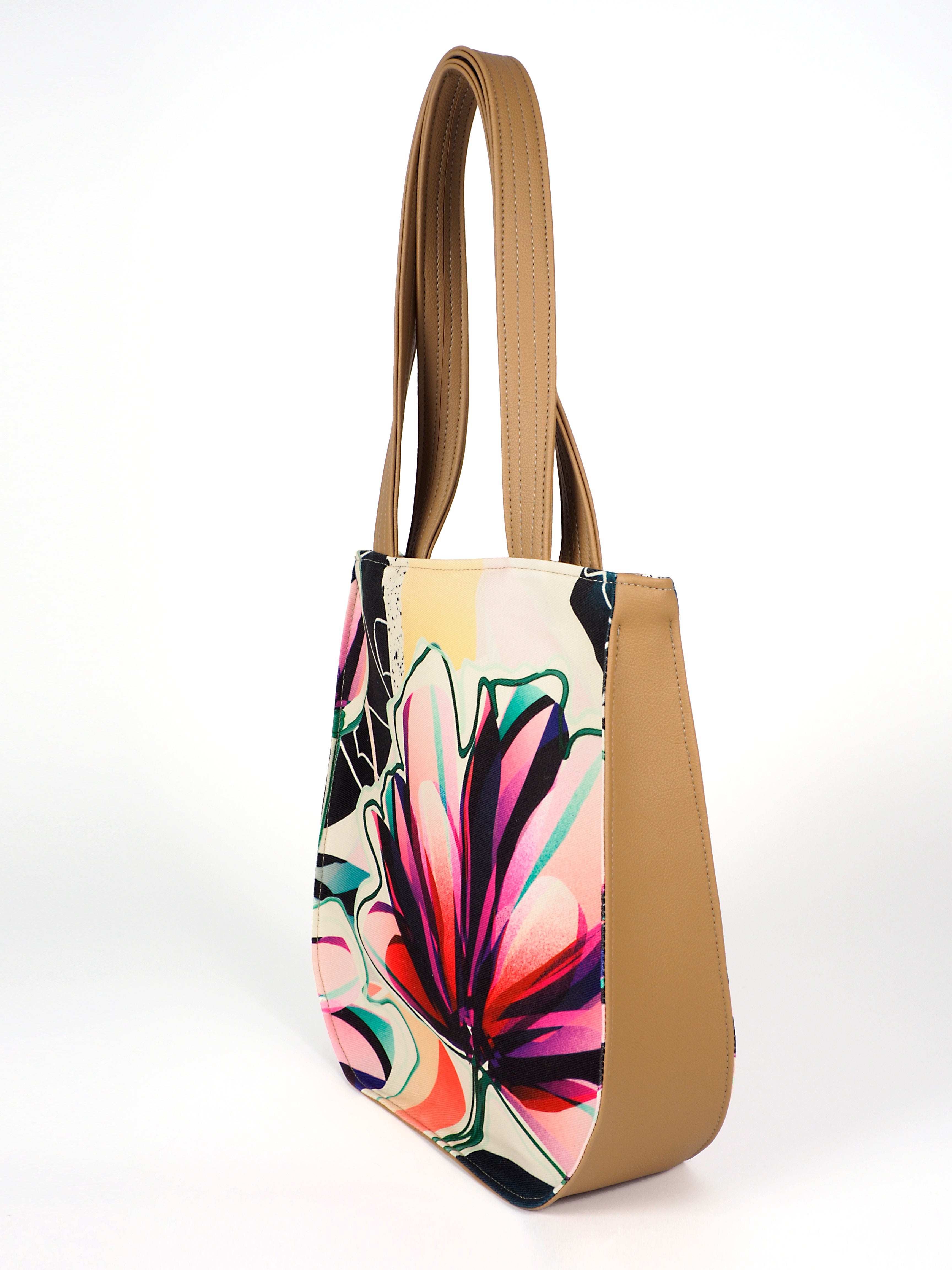 Bardo style bag - Тenderness - Premium style bag from BARDO ART WORKS - Just lvbeige, green, leaves, pink, red, Rosily, summer69.00! Shop now at BARDO ART WORKS