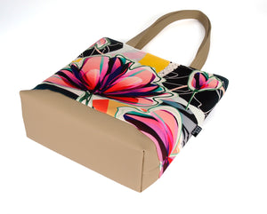 Bardo large tote bag - Тenderness - Premium large tote bag from Bardo bag - Just lvabstract, art bag, black, floral, flower, geometric abstraction, gift, green, handemade, large, nature, pink, purple, red, tablet, tote bag, tulips, vegan leather, woman, work bag89.00! Shop now at BARDO ART WORKS