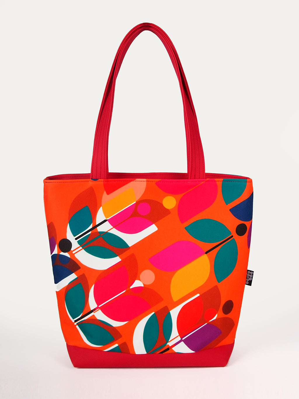 Bardo large tote bag - Song of the tulips