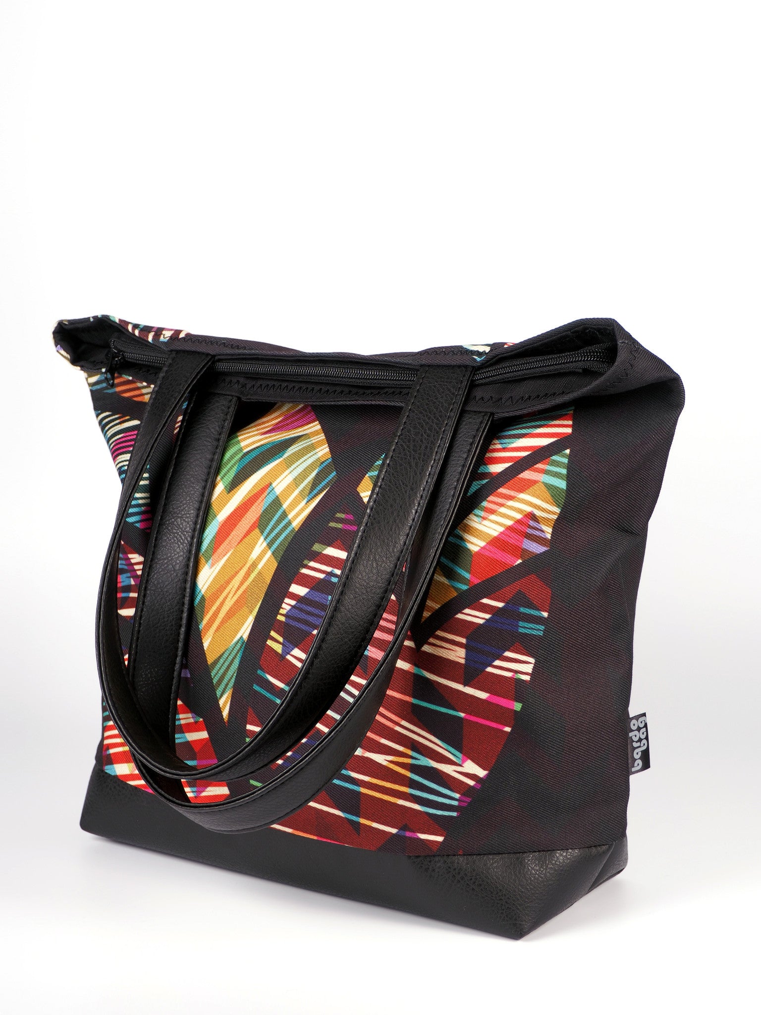 Bardo large tote bag - Оne whole - Premium large tote bag from Bardo bag - Just lvabstract, black, blue, dark blue, floral, gift, green, handemade, nature, purple, red, tablet, tote bag, vegan leather, woman, work tote bag, yellow89.00! Shop now at BARDO ART WORKS