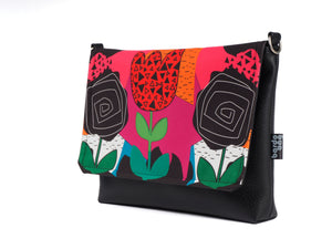 Bardo small bag - Colorful emotion - Premium Bardo small bag from Bardo bag - Just lvblack, floral, flower, gift, green, handemade, orange, painted patterns, pink, purple, red, urban style, woman59.00! Shop now at BARDO ART WORKS
