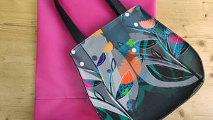 Bardo style bag - Waiting for the dawn - Premium style bag from BARDO ART WORKS - Just lvabstract, black, blue, floral, handemade, nocturne, pink, summer69.00! Shop now at BARDO ART WORKS