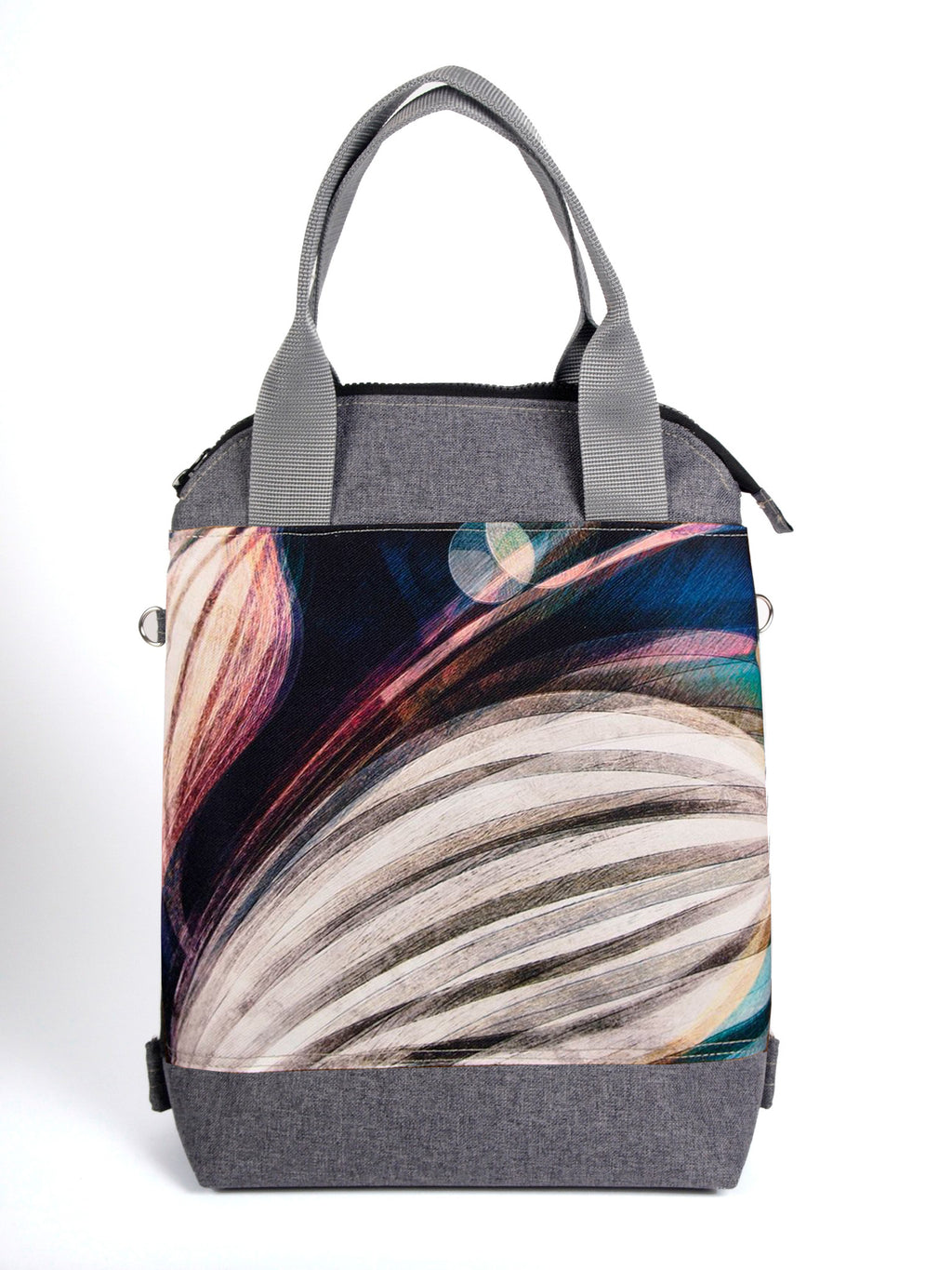 Bardo classic backpack textiles - Spring - Premium Textiles from BARDO ART WORKS - Just lvabstract, floral, handemade, leaves, tablet, urban style, woman, work bag89.00! Shop now at BARDO ART WORKS