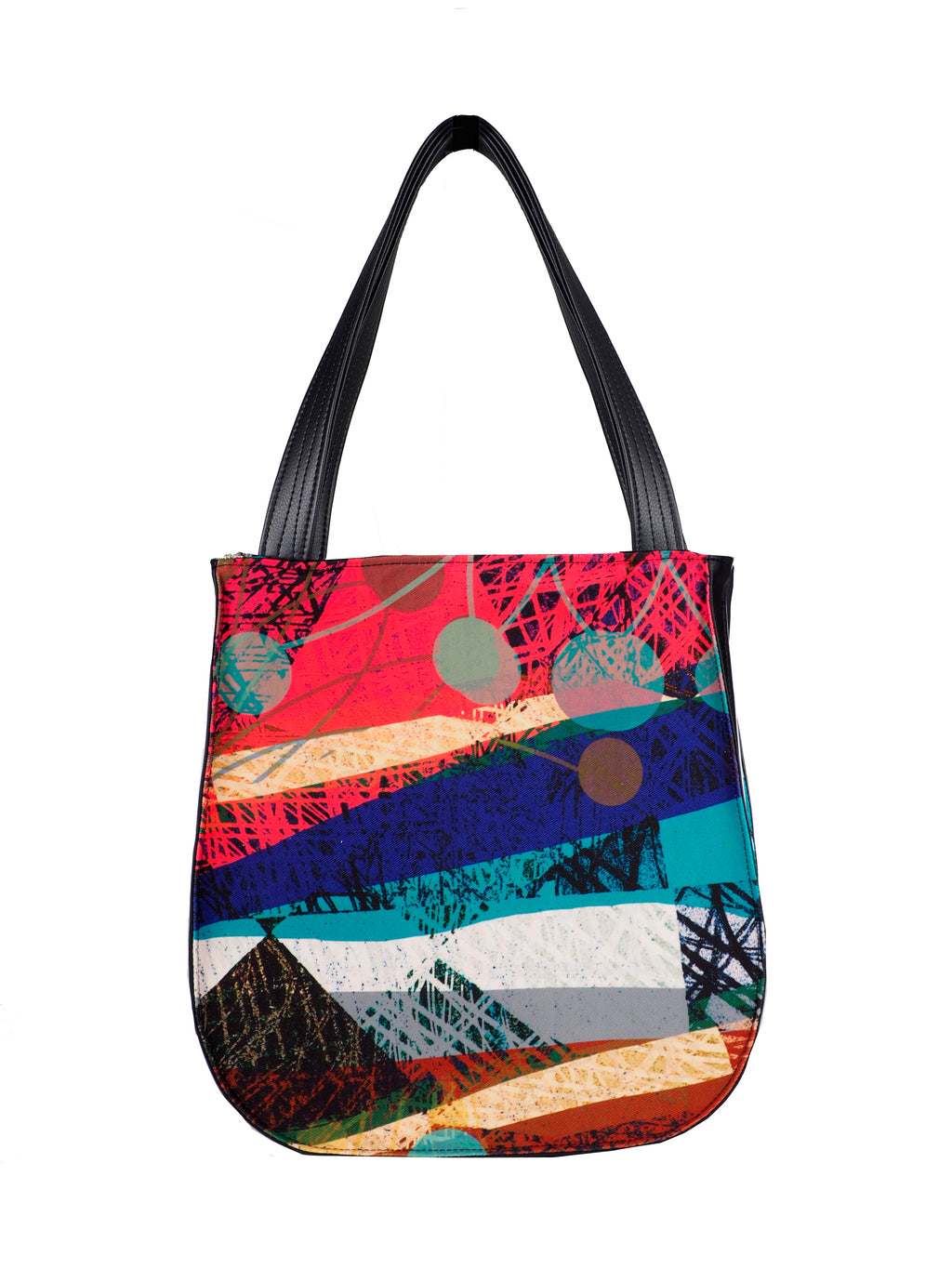 Bardo style bag - Nocturne - Premium style bag from BARDO ART WORKS - Just lvabstract, black, blue, floral, handemade, nocturne, pink, summer69.00! Shop now at BARDO ART WORKS