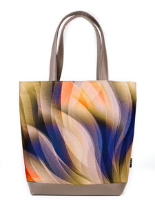 Bardo large tote bag - Wind in the hair - Premium large tote bag from Bardo bag - Just lvabstract, art bag, black, gift, green, handemade, large, pink, red, tablet, tote bag, vegan leather, woman, work bag89.00! Shop now at BARDO ART WORKS