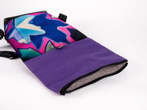 Bardo roll backpack - Together - Premium Bardo backpack from BARDO ART WORKS - Just lvabstract, art, backpack, black, dance, dark blue, gift, handemade, jazz, orange, purple, red, tablet, urban style, vegan leather, woman85.00! Shop now at BARDO ART WORKS